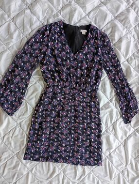 Shoshanna Metallic Mini Dress